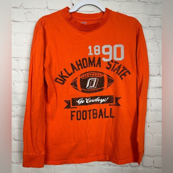 Womens Soffe Oklahoma‎ State Cowboys OSU orange Long Sleeve T-shirt, sz M - Picture 1 of 4